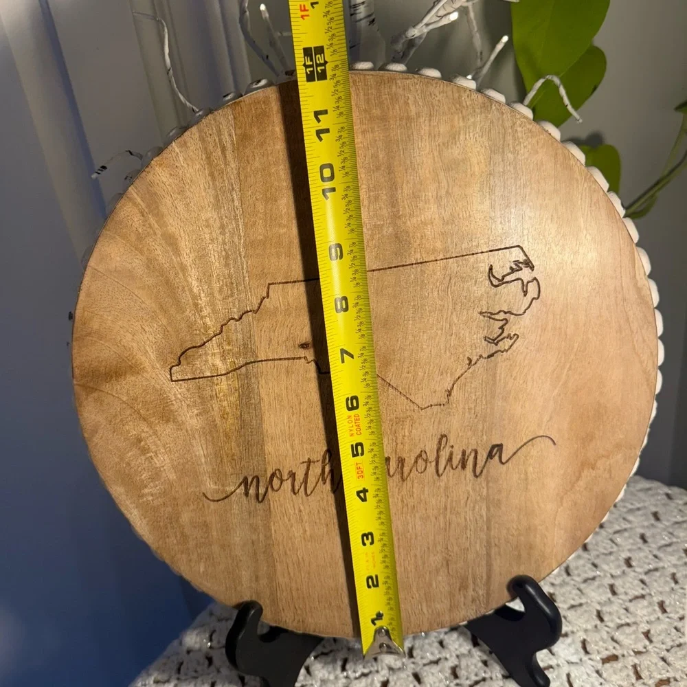 12” North Carolina Wooden cutting board